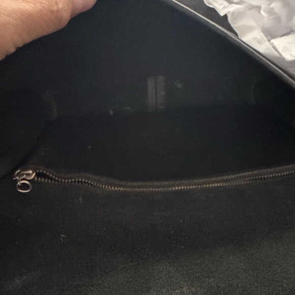 Vintage COACH Penny Pocket Purse Black Crossbody Clasp Bag Designer Leather - Picture 14 of 16